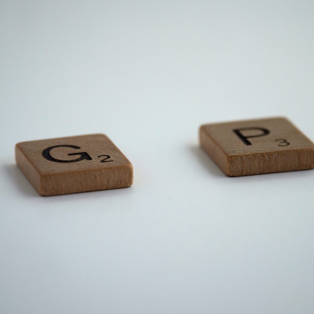 fixing career gap - image of scrabble pieces for the word gap