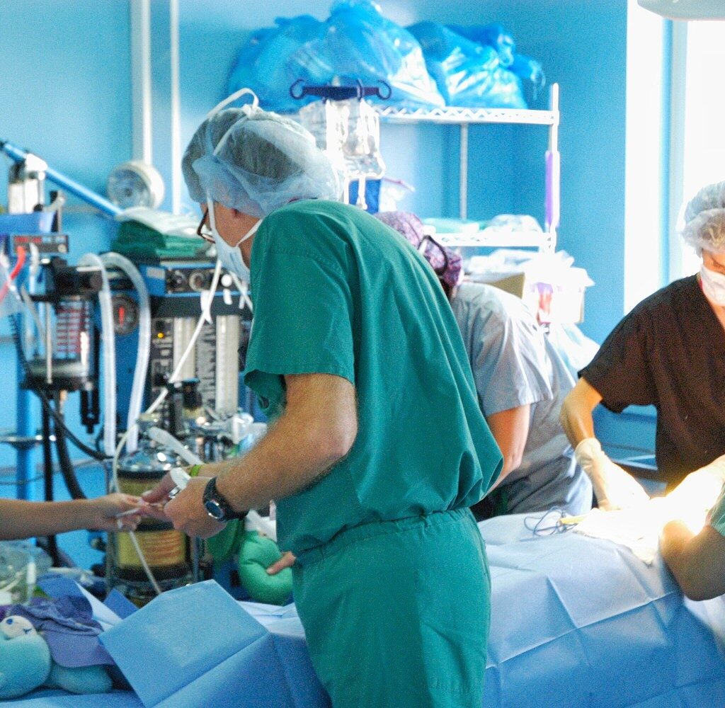 doctors in the operating room