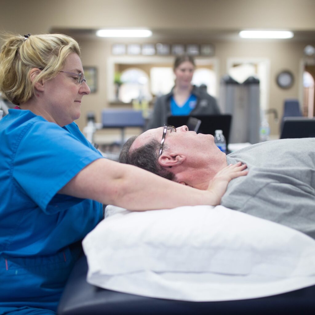 occupational therapist at work