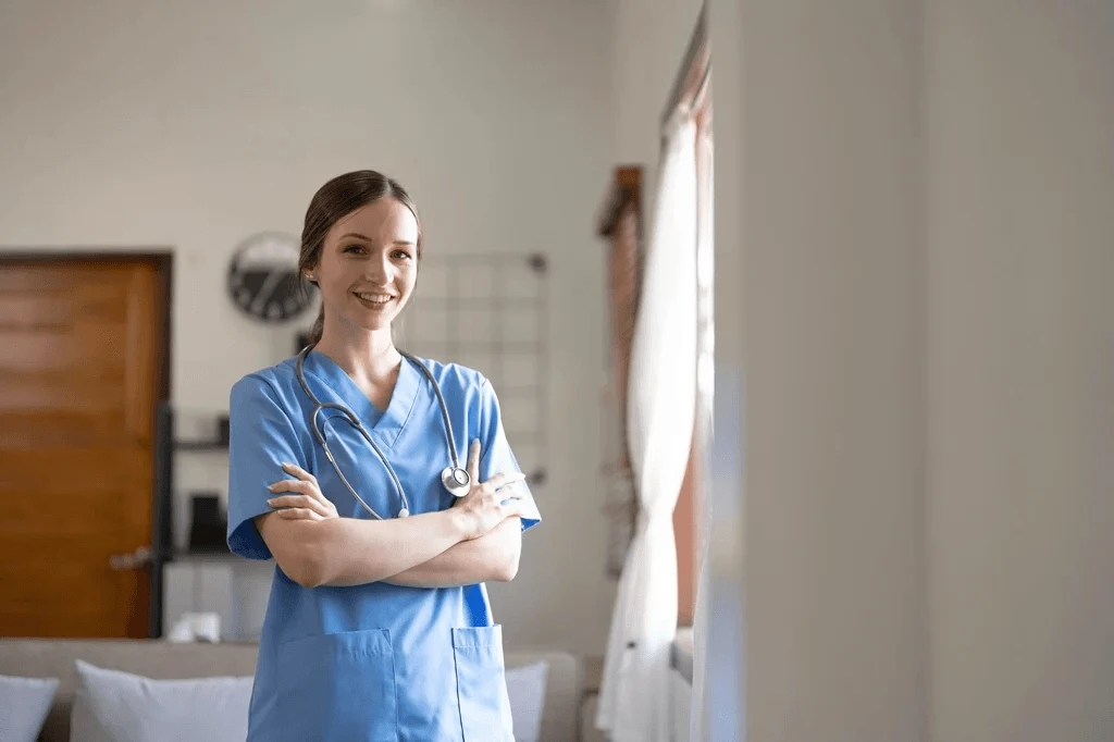 licensed nurse confident with her clinical nursing skills