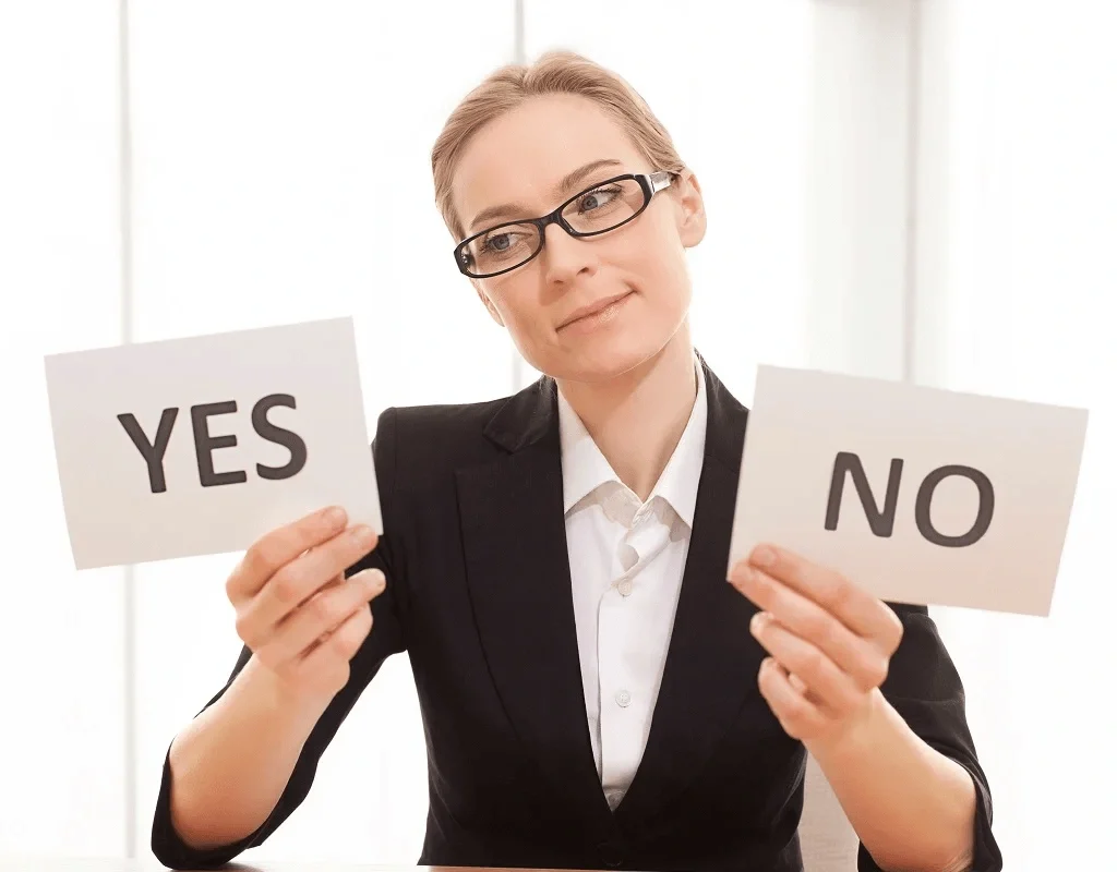 indecisive female applicant to saying yes to a job offer