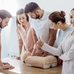 group cpr training session cpr certification on resume