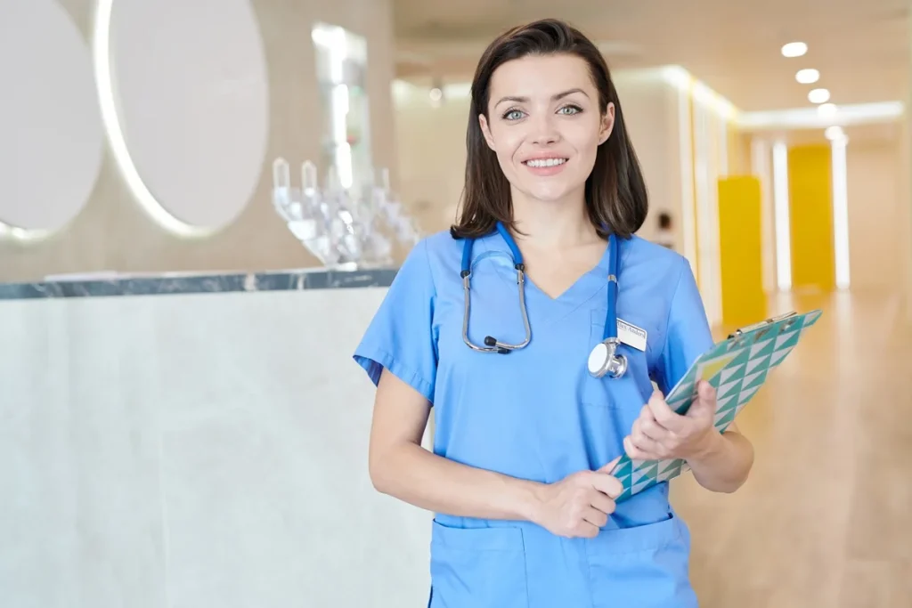 female medical assistant