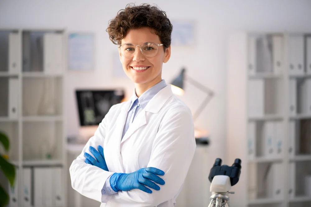 rheumatologist female doctor at work